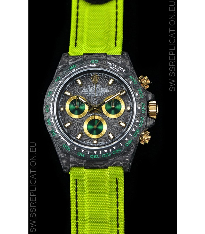 Rolex Daytona CHRONUSART Forged Cabon Casing 1:1 Mirror Replica Multicolored Dial