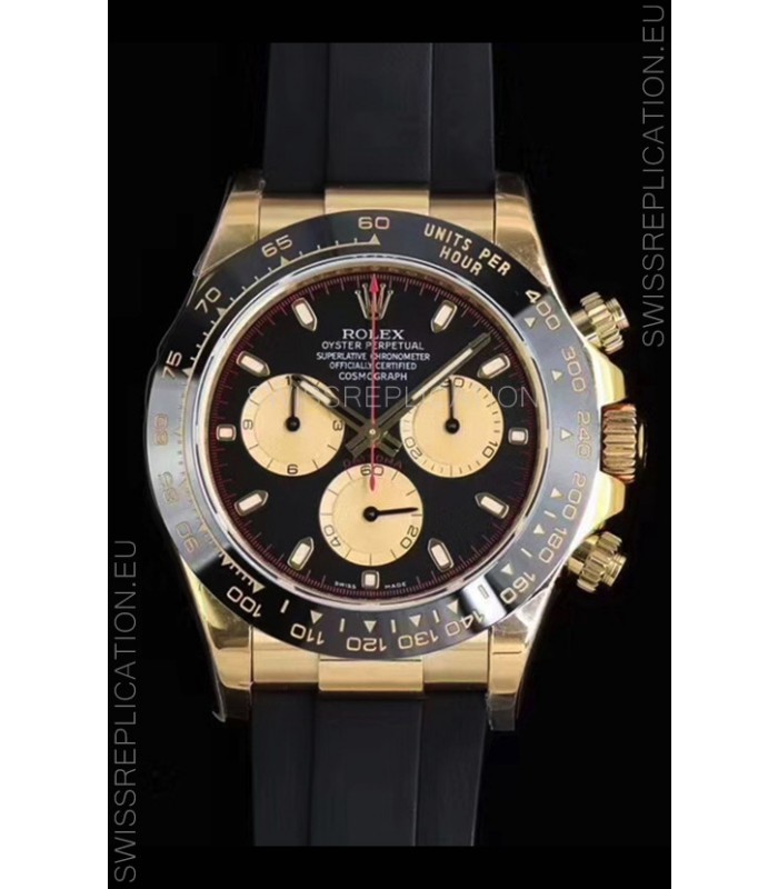 Rolex Daytona 116508 Yellow Gold Original Cal.4130 Movement - 1:1 Mirror 904L Steel Watch