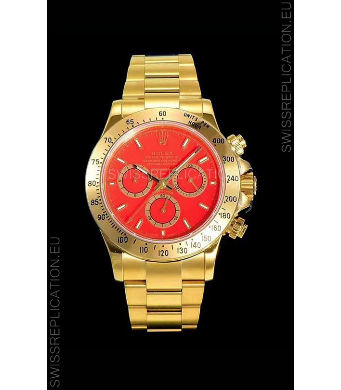 Rolex Daytona 116508 Yellow Gold Original Cal.4130 Movement - 1:1 Mirror 904L Steel Watch