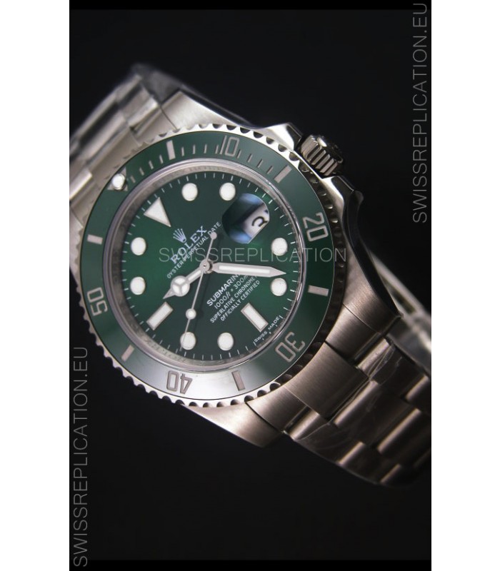 Rolex Submariner HULK Japanese Replica Watch - Ceramic Bezel in Green Dial/Bezel