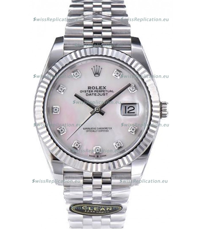 Rolex Datejust 126334 41MM ETA3235 72 Hours Power Pearl Dial Jubilee 1:1 Mirror Replica