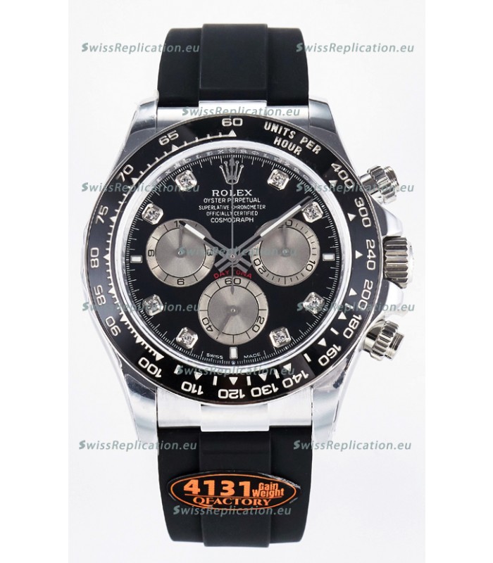 Rolex Cosmograph Daytona 126519LN Black Diamonds Markers Dial Cal.4131 Movement 