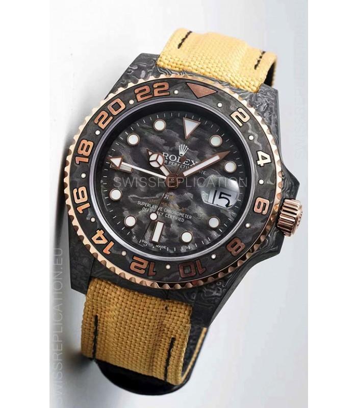 Rolex GMT Masters II DiW Edition Swiss Replica Watch - 1:1 Mirror Replica Rose Gold