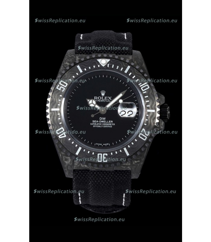 Rolex Sea-Dweller DiW Edition 43MM Carbon Bezel Swiss Replica Watch - 1:1 Mirror Replica