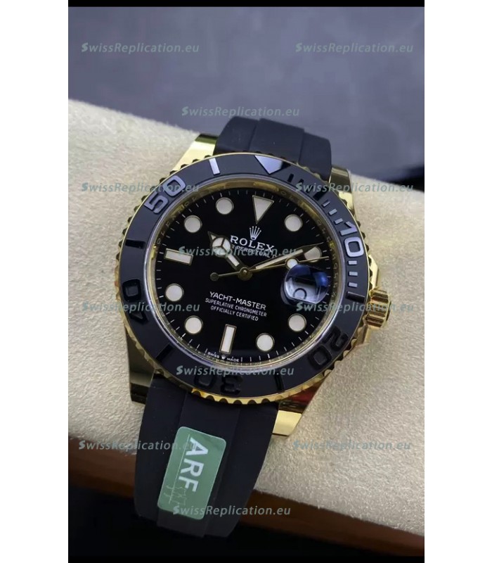 Rolex Yachtmaster m126655 Yellow Gold 42MM Cal.3135 Swiss 1:1 Ultimate 904L Steel Watch