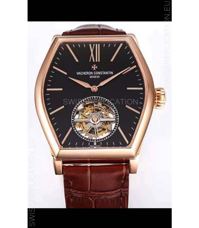 Vacheron Constantin Malte Tourbillon 1:1 Mirror Quality Rose Gold Swiss Replica Watch 