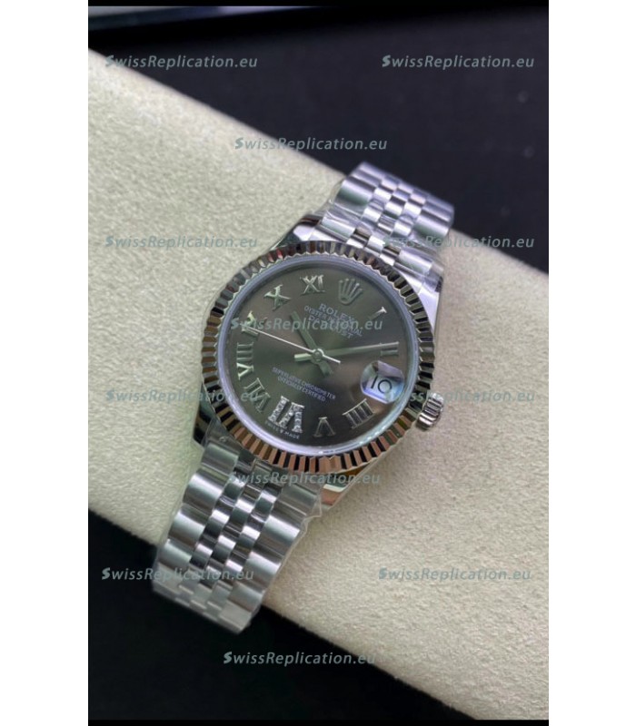 Rolex Datejust 278274 31MM Swiss Replica in 904L Steel in Grey Dial - 1:1 Mirror Replica