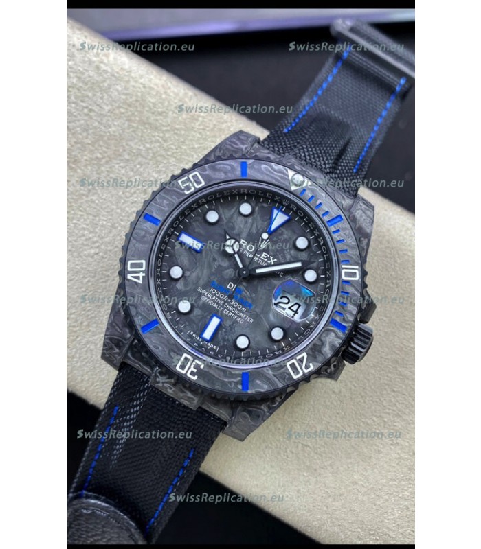 Rolex Submariner DiW Carbon Fiber Edition Swiss Replica Watch - 1:1 Mirror Replica