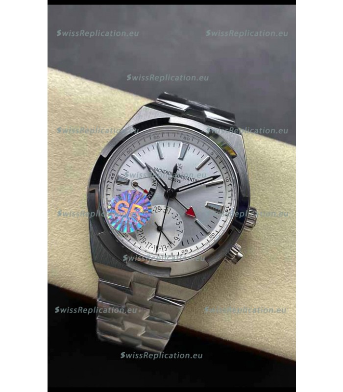 Vacheron Constantin Overseas Dual Time Stainless Steel 1:1 Mirror Swiss Replica Steel Dial
