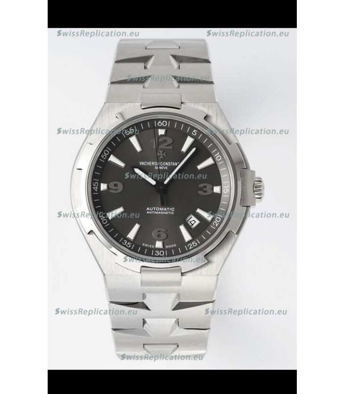 Vacheron Constantin Overseas 1:1 Mirror Swiss Replica Watch in Grey Dial - Steel Strap