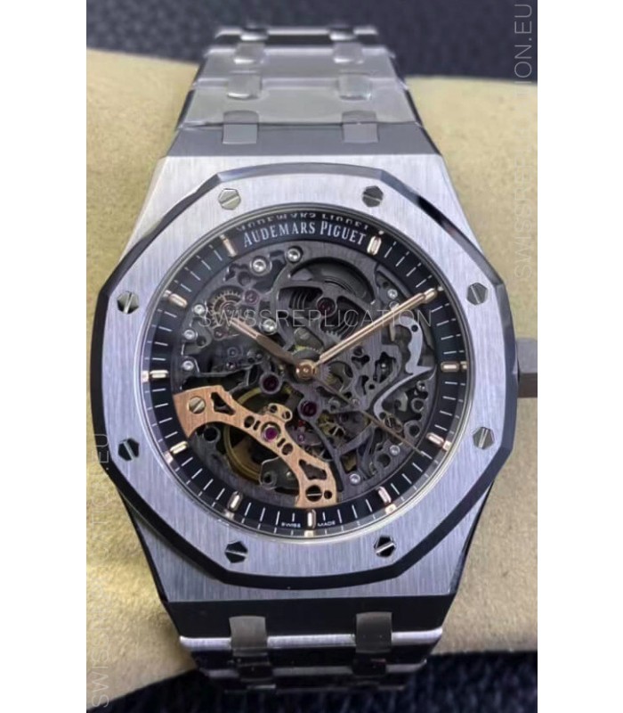 Audemars Piguet Royal Oak Double Balance Wheel Openworked Edition 1:1 Mirror Swiss Replica Watch 