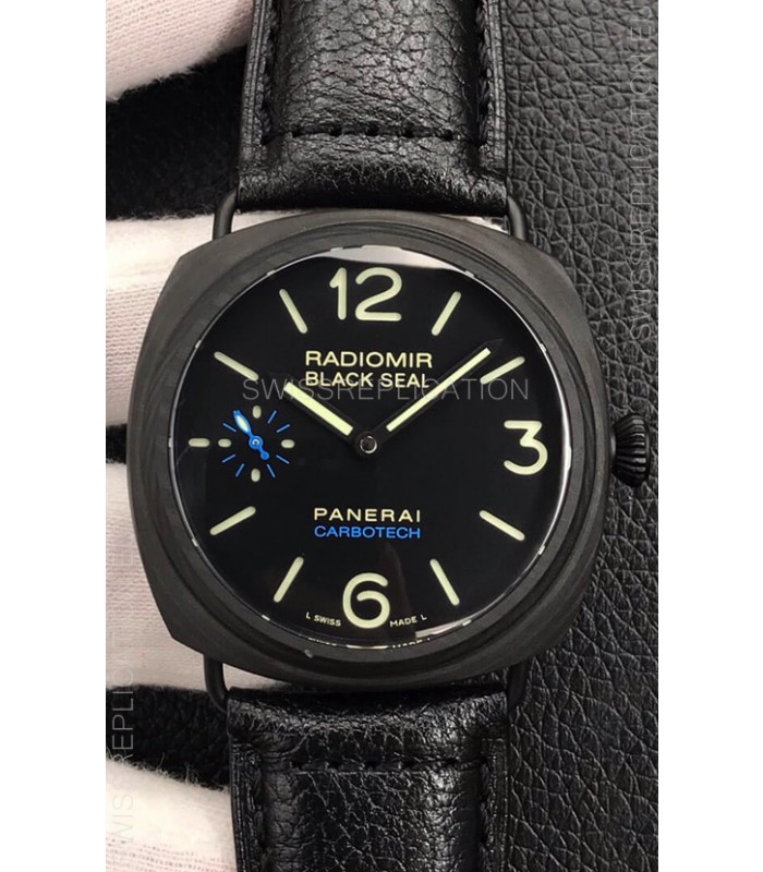 Panerai Radiomir Carbotech Edition Swiss Replica Watch in 1:1 Mirror Quality 