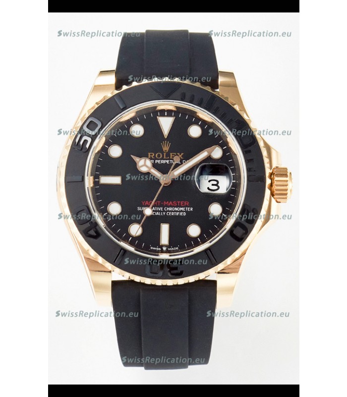 Rolex Yachtmaster Super Clone 126655 Rose Gold 42MM Cal.3235 Swiss 1:1 Swiss Replica