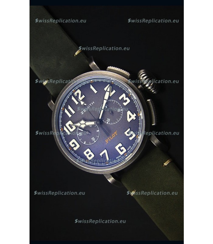 Zenith Pilot Heritage Edition Ton-Up 1:1 Mirror Swiss Replica Watch