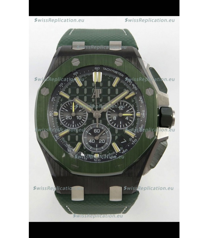 Audemars Piguet Super Clone Royal Oak Offshore Ceramic Casing Green Dial Watch 