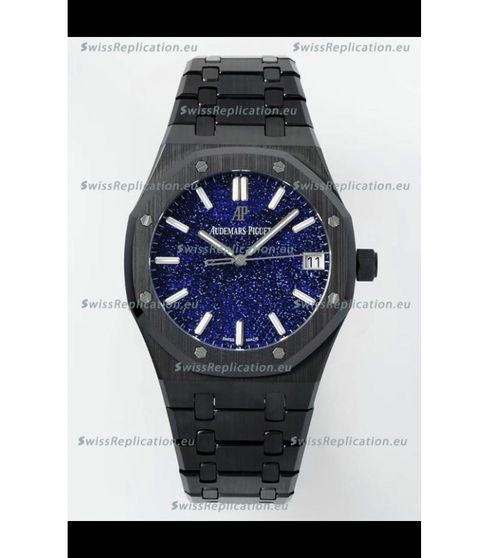Audemars Piguet Royal Oak 15500 Black Ceramic Starry Dial Super Clone Replica Watch 