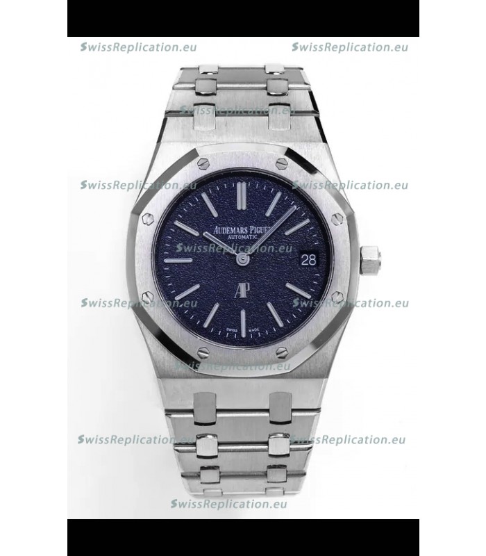 Audemars Piguet Super Clone Royal Oak 16202BC Extra Thin Super Clone Watch Blue Dial