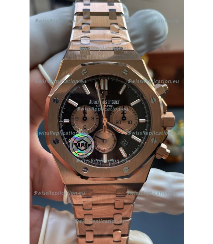 Audemars Piguet Super Clone Royal Oak Chronograph 26331OR Brown Dial Watch 