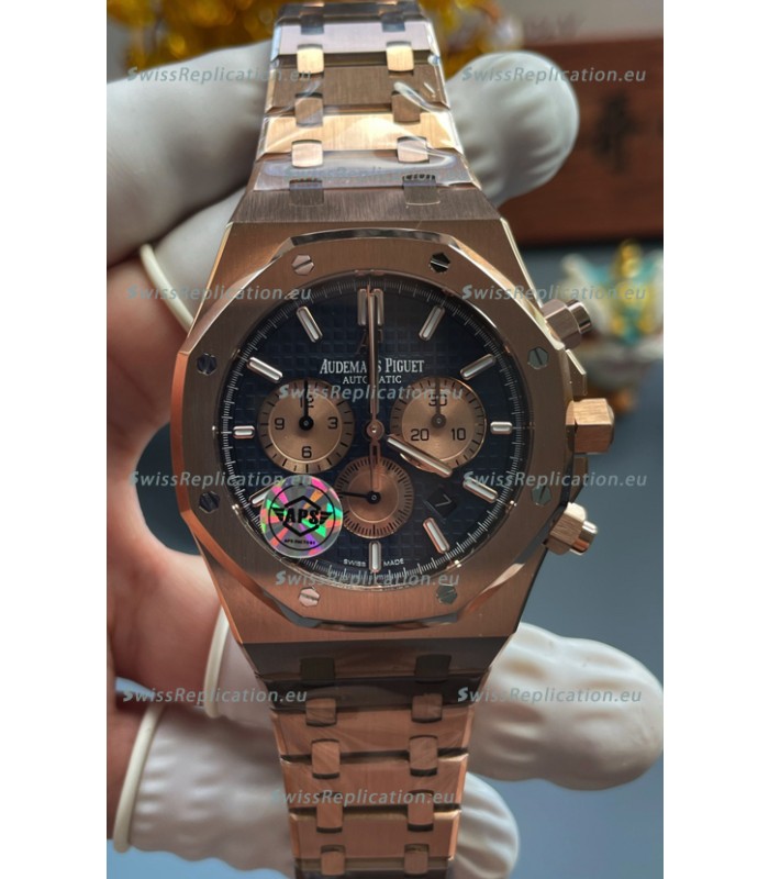 Audemars Piguet Super Clone Royal Oak Chronograph 26331OR Blue Dial Watch 