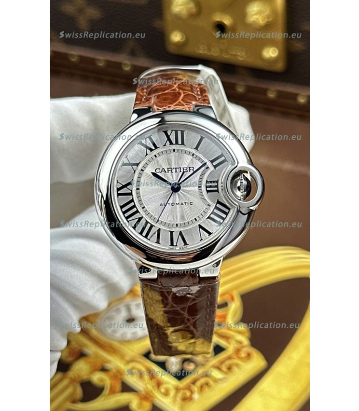 Ballon De Cartier Swiss Automatic 1:1 Mirror Quality 33MM in White Dial 