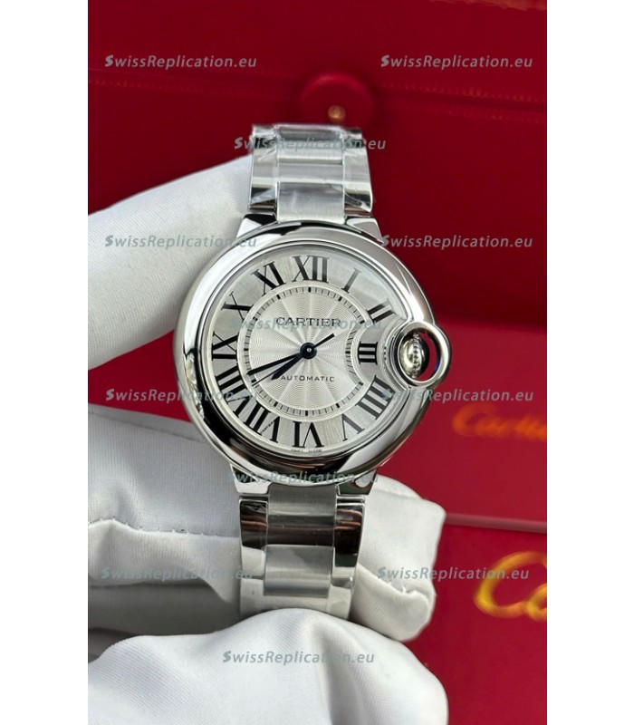 Ballon De Cartier Swiss Automatic 1:1 Mirror Quality 33MM in Steel Strap