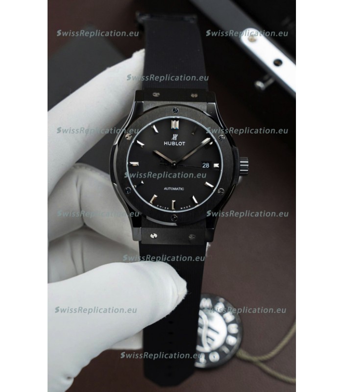 Hublot Classic Fusion Ceramic Casing Black Dial Super Clone Swiss Replica 42MM
