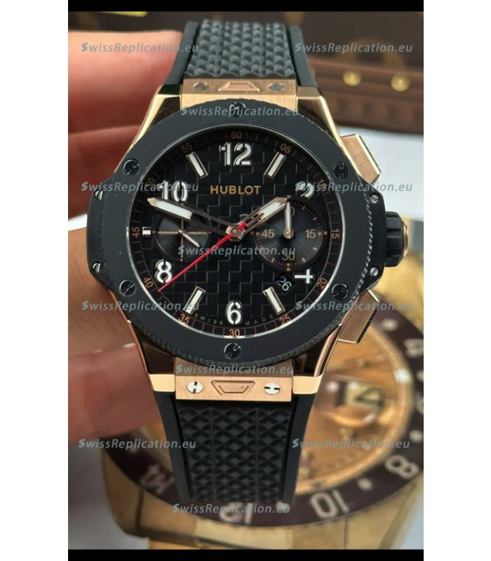 Hublot Big Bang Super Clone 20th Anniversary Titanium Rose Gold Casing Replica Watch 