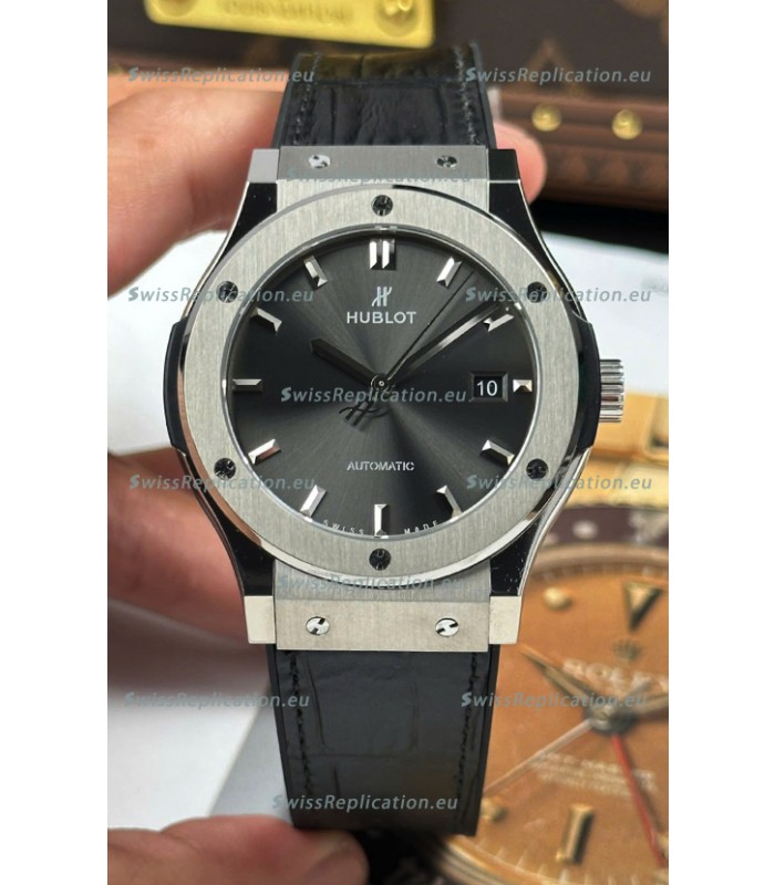 Hublot Super Clone Classic Fusion Titanium Grey Dial 42MM Watch