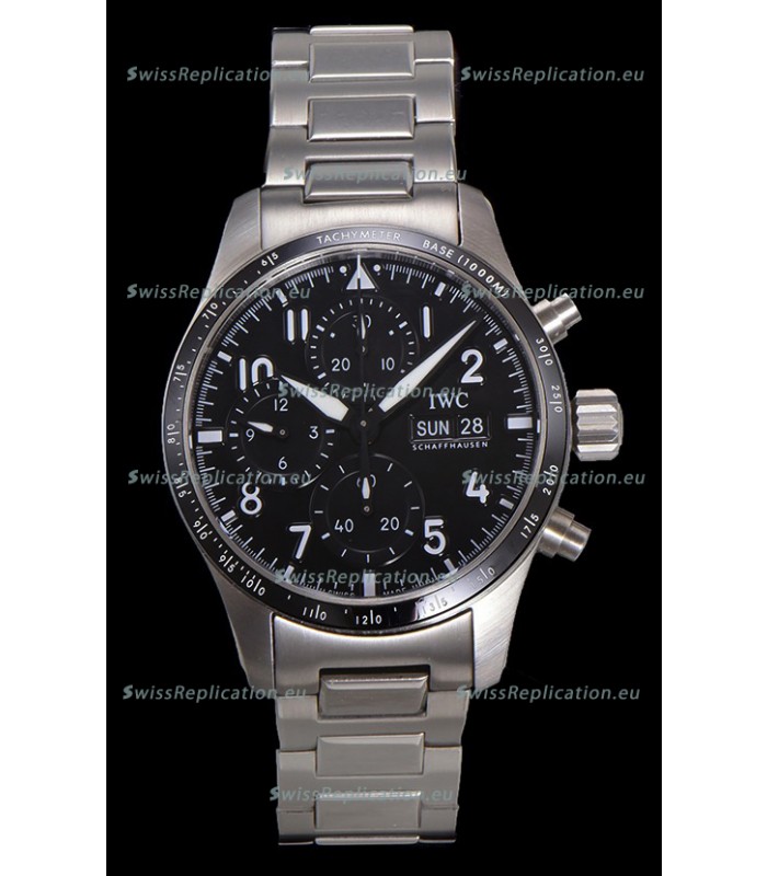IWC Pilot's IW388305 Super Clone Chronograph 41 Mercedes-AMG Steel Watch
