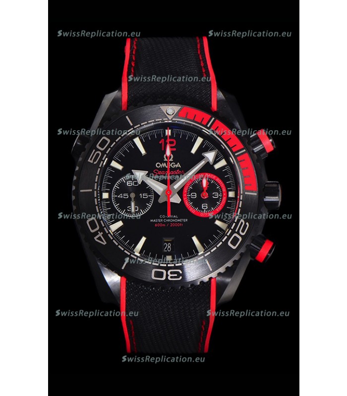 Omega Super Clone Planet Ocean 600M Chronograph Black Ceramic Replica Watch