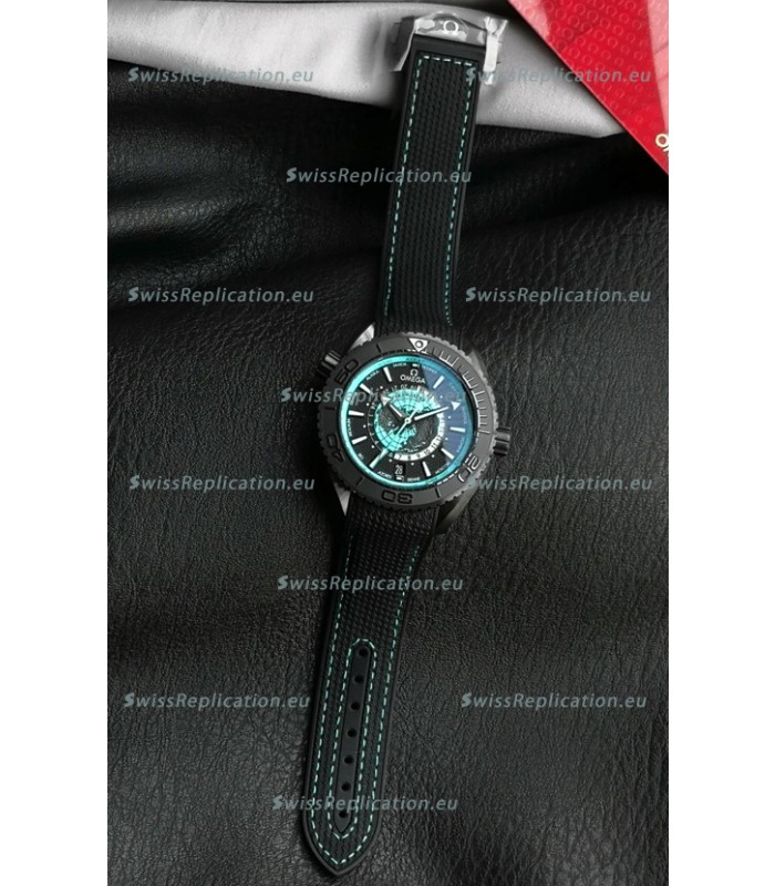 Omega Super Clone Planet Ocean 600M Worldtimer Ceramic Swiss Replica Watch 