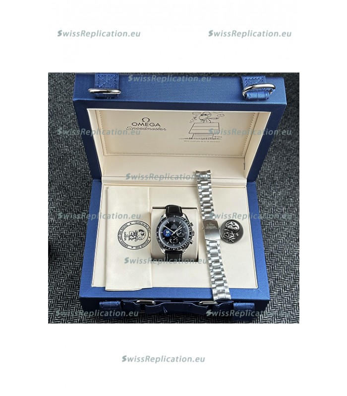 Omega Speedmaster Super Clone 50th Anniversary Snoopy Edition (Full Set with Snoopy Box) 