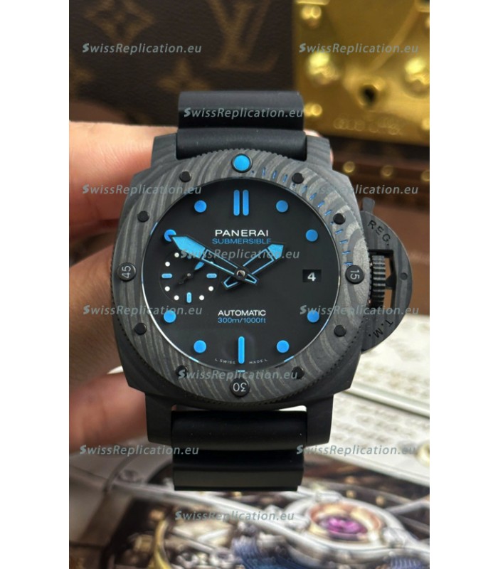 Panerai Super Clone Submersible PAM01616 Carbotech Watch 47MM