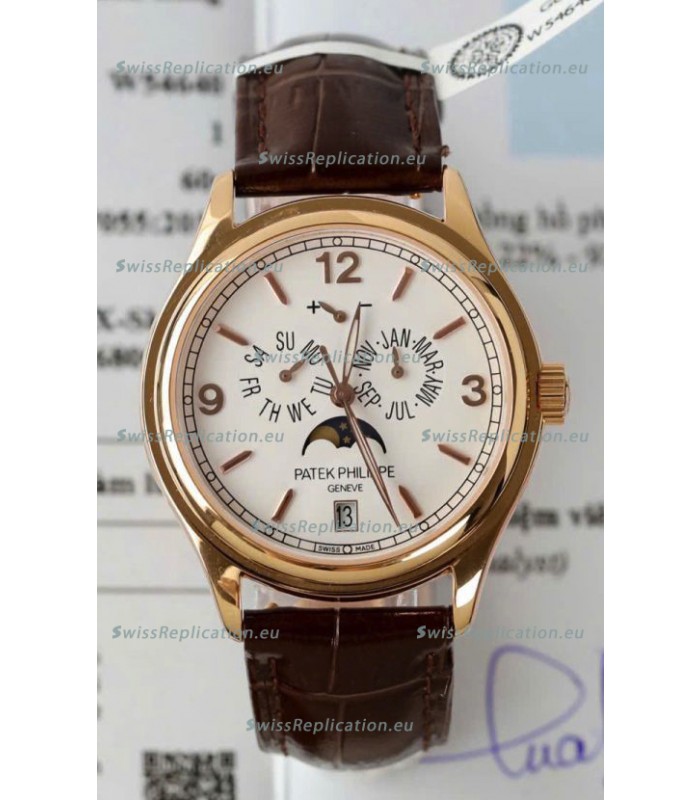 Patek Philippe Complications 4946R Swiss Replica Watch in White Dial 