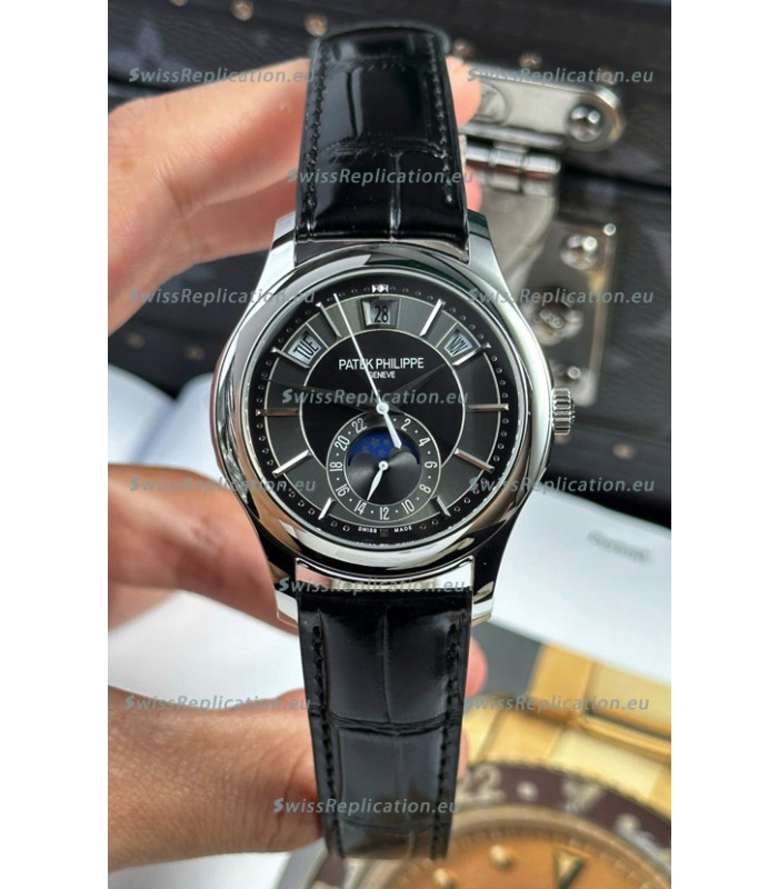 Patek Philippe 5205-001 Complications MoonPhase Super Clone Watch Dark Grey Dial
