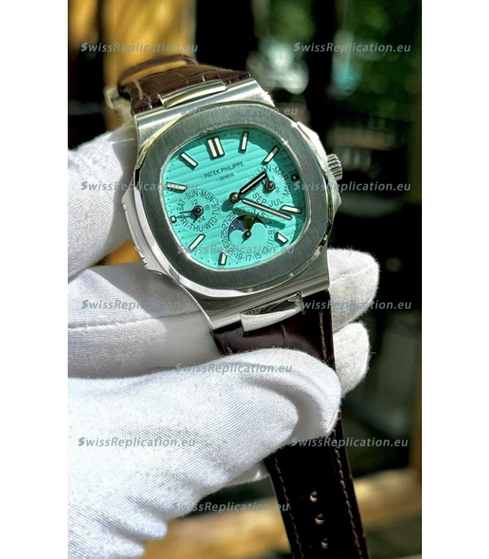 Patek Philippe Nautilus 5740 Perpetual Calendar Stainless Steel Green Dial Swiss Replica Watch