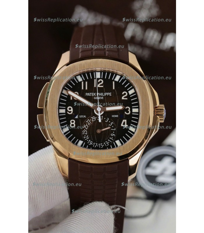 Patek Philippe Super Clone Aquanaut 5164R Rose Gold Swiss Replica Watch