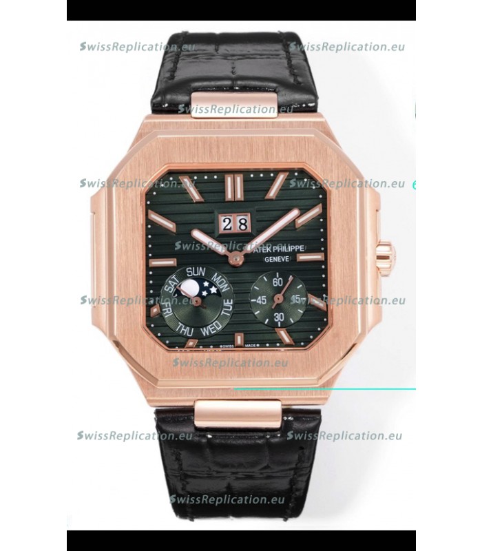 Patek Philippe Cubitus 5822 Rose Gold Casing Brown Dial Swiss Replica Watch