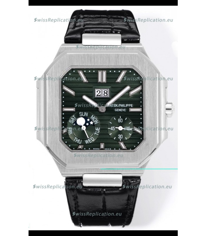Patek Philippe Cubitus 5822 904L Steel Casing Green Dial Swiss Replica Watch