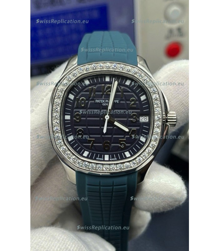 Patek Philippe Complications 5524G Calatrava Travel Time Off-Green Dial Replica Watch 