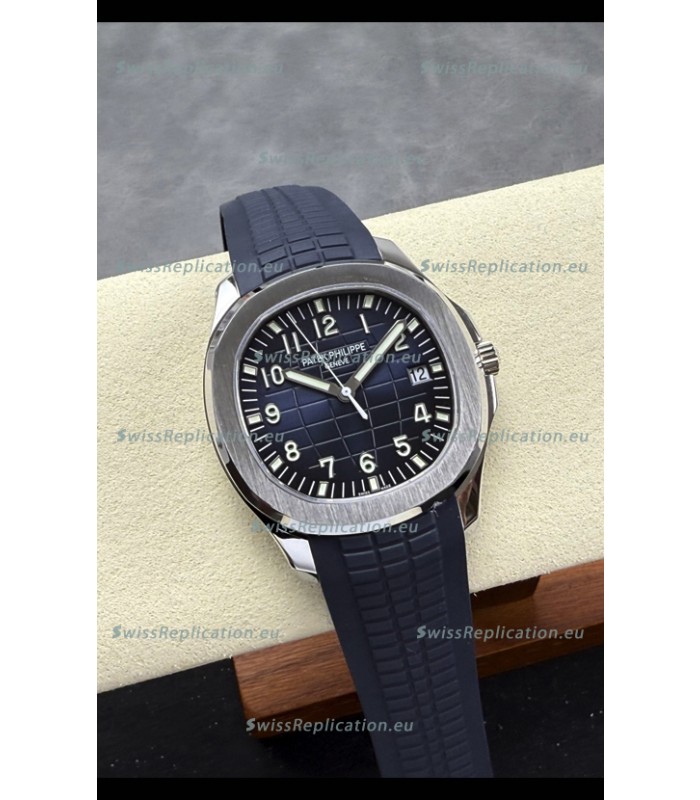 Patek Philippe Aquanaut Super Clone 5168G Blue Dial 904L Steel Replica Watch 