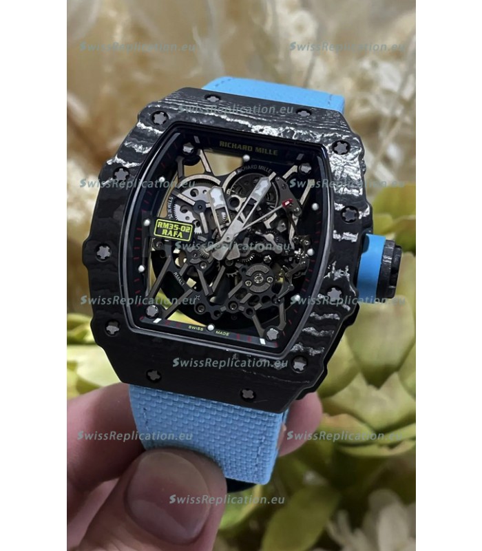 Richard Mille 035-02 Black NTPT Real Vaucher Movement Super Clone Watch 
