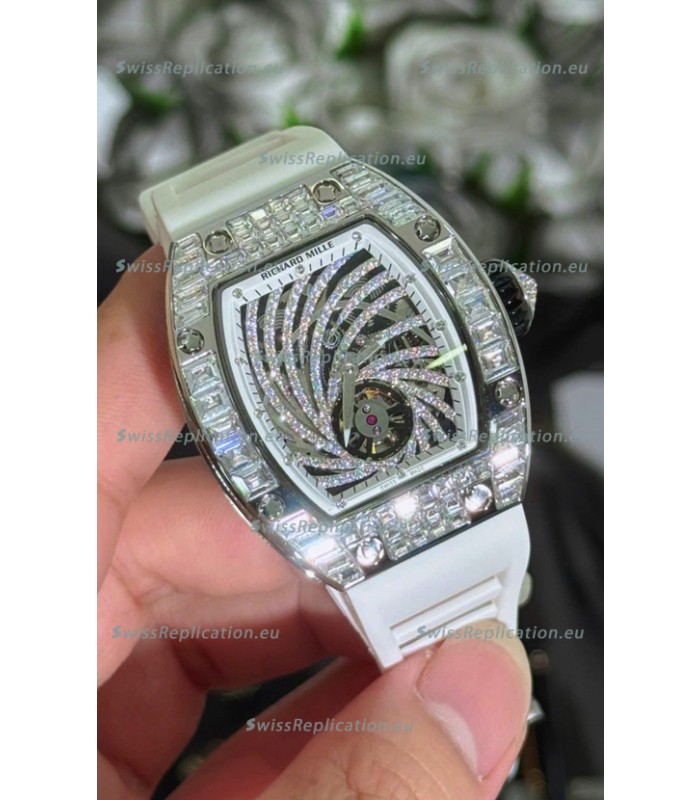 Richard Mille RM51-02 Stainless Steel Casing Watch in Mossanites Automatic Movement