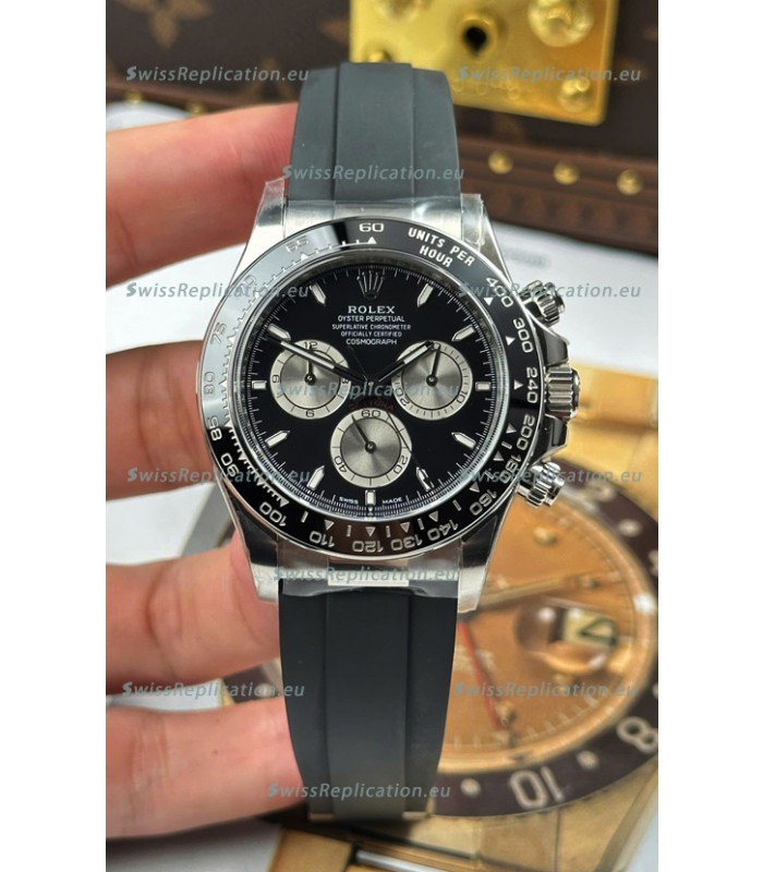 Rolex Daytona Super Clone 126519LN Black Dial Cal.4131 Movement - 904L Steel Watch