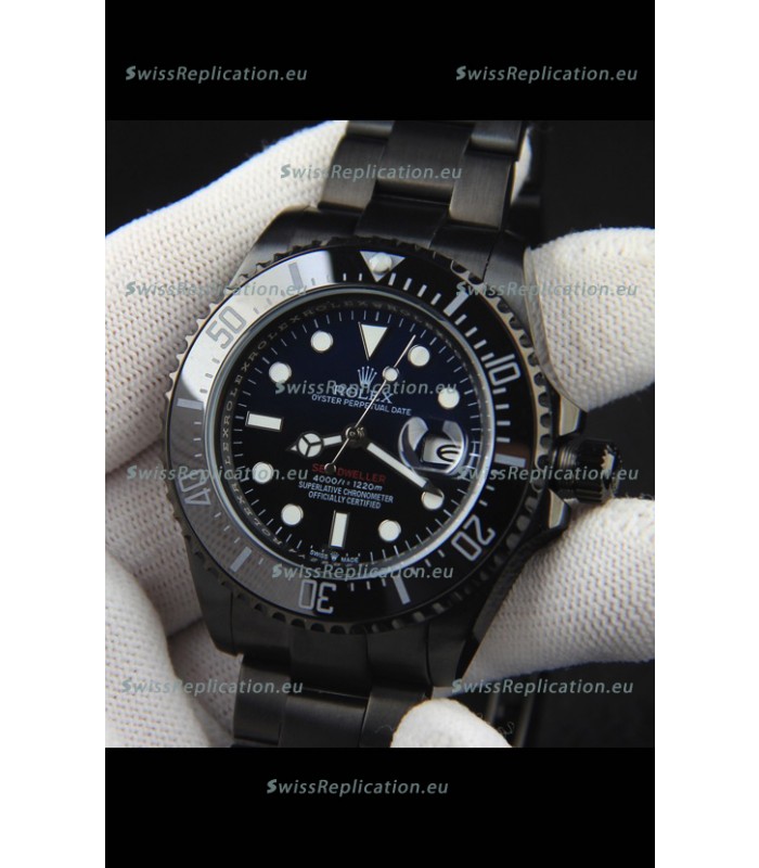 Rolex Sea Dweller Japanese Movement Replica Watch Blue Dial 43MM