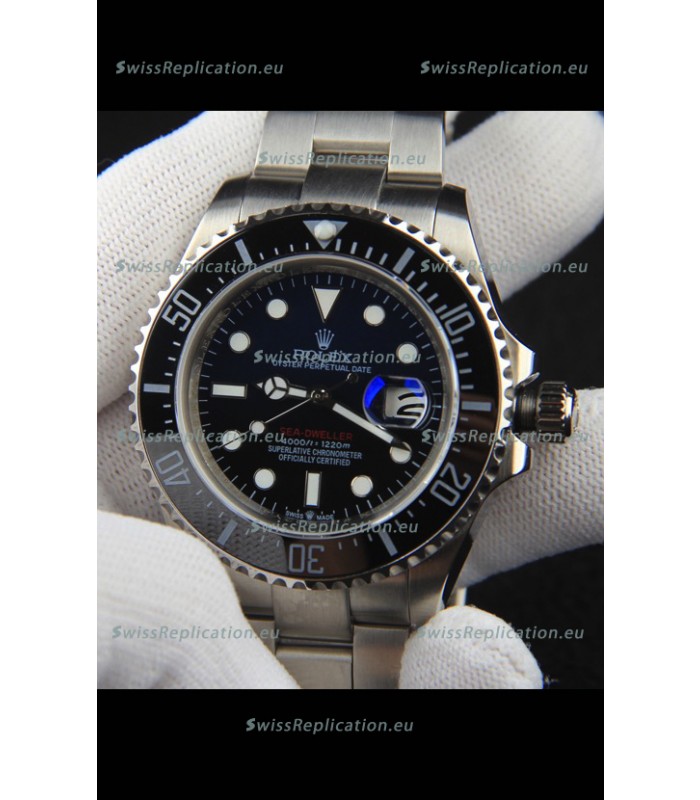 Rolex Sea Dweller Japanese Movement Replica Watch Black Dial 43MM