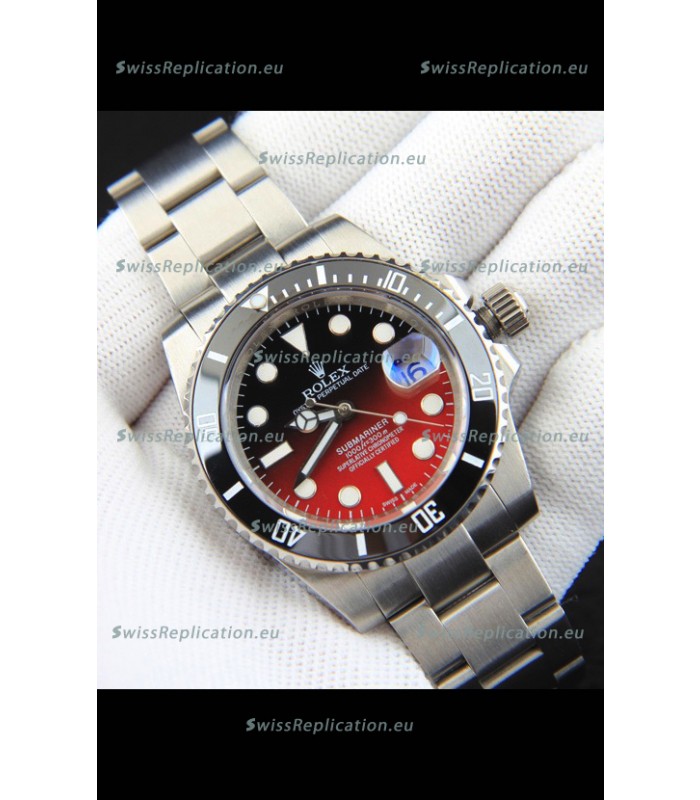 Rolex Submariner Japanese Replica Watch 904L Steel Gadient Dial Watch 