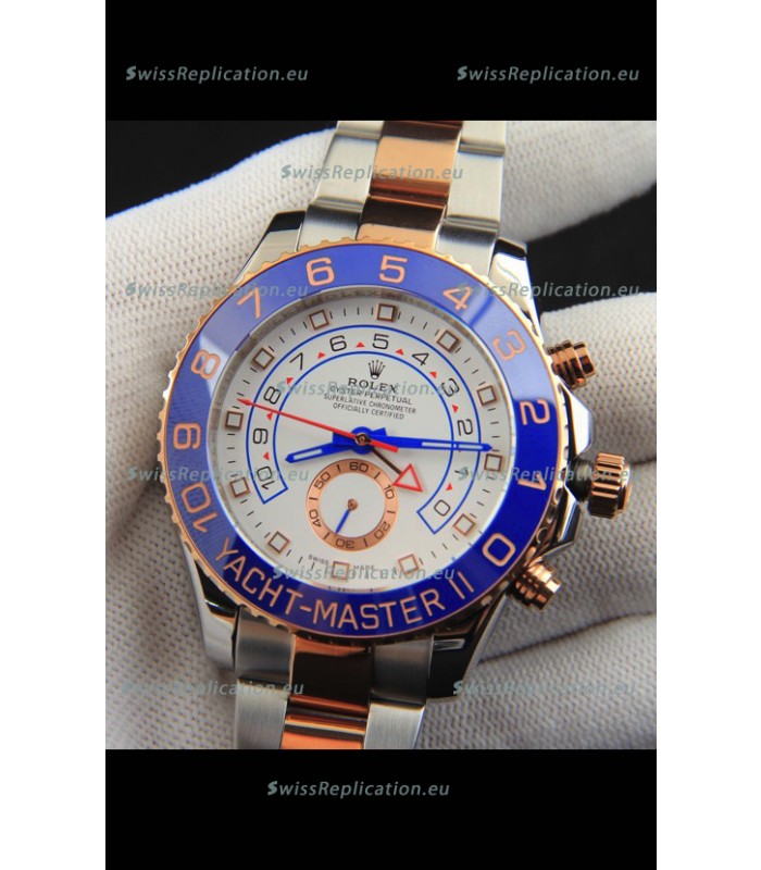 Rolex Yachtmater II Japanese Movement Replica Watch 44M Stainless Steel 