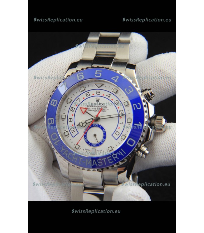 Rolex Yachtmater II Japanese Movement Replica Watch 44M Stainless Steel 