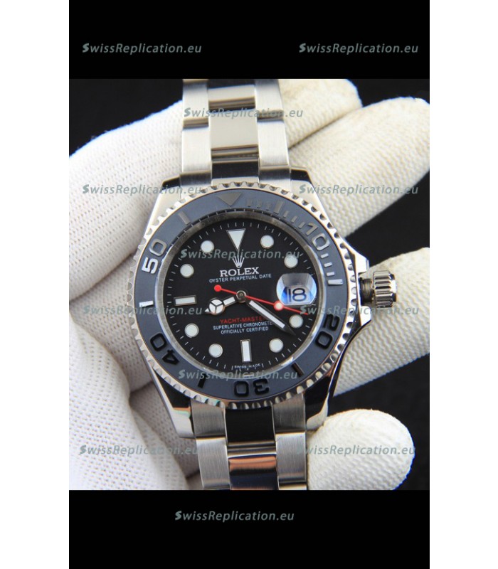 Rolex Yachtmaster Stainless Steel Japanese Replica Watch - 40MM